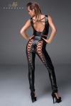Pantalon taille haute avec laçage F148 Pantalon taille haute avec laçage F148