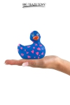 Mini canard vibrant Romance bleu et rose Mini canard vibrant Romance bleu et rose
