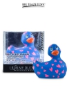 Mini canard vibrant Romance bleu et rose Mini canard vibrant Romance bleu et rose