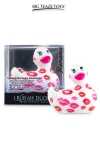 Mini canard vibrant Romance blanc et rose Mini canard vibrant Romance blanc et rose