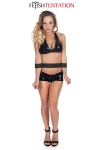Sangle BDSM pour taille et poignets - Fetish Tentation Sangle BDSM pour taille et poignets - Fetish Tentation