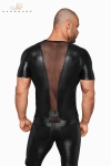 T-shirt wetlook et filet H056 T-shirt wetlook et filet H056