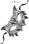 Loup broderie souple Chicago Loup broderie souple Chicago