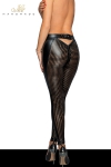 Leggings wetlook ajouré F233 Leggings wetlook ajouré F233