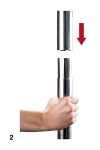 Barre de Pole Dance - Argent Barre de Pole Dance - Argent